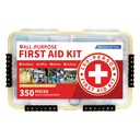 350-Piece All-Purpose 100-Person Emergency First Aid Kit – Waterproof Plastic Case | Clearly Organized for Fast Retrieval | Perfect for Home, Business, Workplace, Boat, Travel, Outdoor & Car
