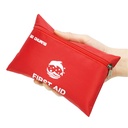 Small First Aid Kit 87 Pieces Travel Size Portable Emergency Medical Kit | Mini Compact First Aid Kit with Clean Treatment Protect Injuries for Emergency at Home Workplace Car Outdoor Activities