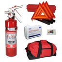 DOT OSHA ANSI Compliant Kit with Shield USA Made 2.5lb 1A10BC Fire Extinguisher - Ideal for Commercial Trucks, Vans, Pickup Trucks, and Delivery Vehicles - USA Made Kit!