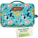 KeepGoing Pet First Aid Kit for Dogs & Cats, 99 Pc. Travel Emergency Kit