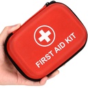 115 Piece Hard-Shell Portable EVA Emergency Medical Kit, Suitable for Home, Travel, Outdoor, Camping, Office, Car, Hiking, and School (115 Pcs)