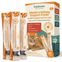 Wellness Kidney Support Purée for Cats - Renal Cat Health Supplement with Taurine, L-Carnitine, CoQ10, B-Complex, Yucca - Phosphorus-Conscious with Savory Chicken Breast Flavor - 10 Tubes
