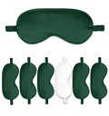 7PACK Satin Eye Mask Silk Sleep Masks Silky Blackout Eyes Covers Sleeping Blindfold Eyeshade Wedding Bridal Gift Travel Naps