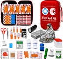 LEAL 301 Piece First Aid Kit & Survival Kit Camping, car, home, emergency
