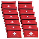 12pcs Mini First Aid Kit Empty Bag with Zipper (Bag Only)