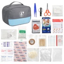 First Aid Kit Bag, 98PCS Small Car Emergency Kits Portable Travel Safety First Aid for Camping Hiking Outdoor Sports Home Emergencies