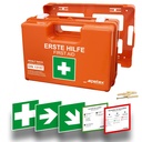 PETEX Professional First Aid Kit DIN 13157 with Wall Bracket Orange