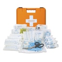 Reliance Medical Large Workplace First Aid Kit - DIN 13169 Kit, Robust Recycled Titanium Box for Factories and Large Offices, Treats Injuries for up to 100 People, Box of 74