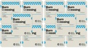 RHINO RESCUE Burning Wound Dressing, 10 x 10 cm, 40 g, Specially Designed for the Treatment of Burns, Scalds and Sunburns (Pack of 2)