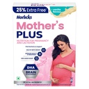 Horlicks Mother's Plus Vanilla 500 g BIB, For Pregnancy and Lactation with Protein for Birth Weight and DHA for Brain Development- No Added Sugar