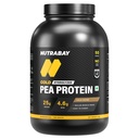 NUTRABAY Gold Pea Protein Powder - 2kg, Cold Coffee | 25g Protein, 4.6g BCAA, 5g Fiber | Complete Amino Profile | Tastiest & Smoothest Vegan, Plant Protein | Muscle Gain & Fast Recovery