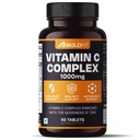 Boldfit Vitamin C Tablets for Men and Women Vitamin C Supplement with Amla Orange Extract and Zinc Immunity Booster Tablets for SkinCare, Antioxidant and Energy - 60 Veg Tablets