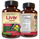 Liver Cleanse Detox & Repair | Herbal Liver Support Supplement w/ 20+ Liver Health Nutrients, Milk Thistle, Turmeric, Ginger, Dandelion, Zinc, Artichoke & more for Optimal Liver Support | 120 Capsules