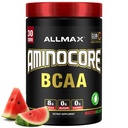 ALLMAX AMINOCORE BCAA Powder for Workout Muscle Recovery & Increased Endurance - Sugar Free, No Fillers 8.18 Grams Bcaas Amino Acids, B Vitamins for Women and Men - 30 Servings | Watermelon, 345g