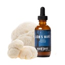 North Spore Organic Lion's Mane Mushroom Tincture (2 oz) | 100% Fruiting Body Extracts | for Focus, Memory, Brain Support | Certified Organic, Vegan, Non-GMO | Adaptogenic, Nootropic | Made in USA