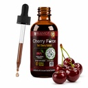 Rejuvica Health Cherry Force Montmorency Tart Cherry Liquid Drops 2 Fl Oz | Joint & Uric Acid Support | Helps with Inflammation, Sleep & Recovery | High Absorption Liquid Extract | Vegan Supplement