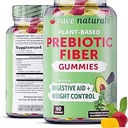 Yuve Fiber Gummies - Delicious - 3g Soluble Fiber Gummy Supplement - Supports Digestive Health & Regularity - Vegan & Gluten-Free Fiber Gummies for Adults & Women - Non-GMO & Low Sugar - 60Ct (2 Pack)