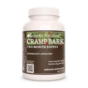 Remedy's nutrition Cramp Bark | 1,000 mg, 60 Vegan Capsules Herbal Dietary Supplement | Two Month Supply