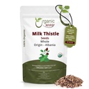 Organic Way Whole Milk Thistle Seeds (Silybum marianum) - Herbal Tea | European Wild-Harvest, Organic & Kosher Certified, Vegan, Non GMO & Gluten Free, USDA Certified, Origin - Albania (16 Oz)