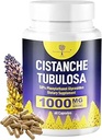 Organic Quality Cistanche Tubulosa |1000mg 60 Capsules |50% Echinacoside, Acteoside, Tubuloside B from Total Phenylethanoid Glycosides. A Natural Energy Supplement for Strength, Performance, Vitality