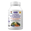 ANDREW LESSMAN Ultimate Eye Support with Astaxanthin 60 Softgels - 12mg Lutein, 6mg Zeaxanthin, 4mg Astaxanthin, Bilberry. Key Nutrients to Support Eye Health, Promote Healthy Vision. No Additives