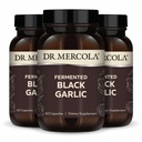Dr. Mercola Fermented Black Garlic, 90 Servings (180 Capsules), Dietary Supplement, Supports Immune Health, Non-GMO | Supports Immune, Cellular, and Heart Health, with S-Allyl-Cysteine Antioxidant, Non-GMO, Gluten-Free, and Soy-Free
