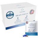 TAHIRO Brain Focus Supplement – Brain Supplements for Memory and Focus – Natural Brain Support Supplement with Gingko Biloba, Panax Ginseng, Herbal Extracts – Non-GMO Vegan Brain Booster – 28-Packets