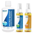 Beam Minerals Micro-Boost Humic Mineral Blend and Insta-Lytes Natural Liquid Electrolytes 2oz and Happy-Lytes Fluvic Electrolyte Misting Spray 2oz