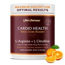 Life's Fortune 5000mg L- Arginine Supplement Powder & 1000mg L-Citrulline, High Potency Nitric Oxide Health Booster, Endurance, Workout Performance, Natural Orange Flavor (20 Servings)