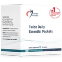 Designs for Health Twice Daily Essential Packets - Daily Multivitamin Packs with Immune Support Vitamins Vitamin D + Zinc - Calcium + Magnesium Capsules - OmegAvail Fish Oil (60 Individual Packets)
