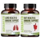 Lung Health & Immune Support Supplement - Lung Cleanse and Detox With Immunity Vitamins For Better Lungs, Immune Defense, Clear Lungs & Deep Breathing Including Quercetin & Cordyceps.Two Months Supply