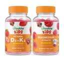 Lifeable Vitamin D3 + Vitamin K2 Kids + Magnesium Kids, Gummies Bundle - Great Tasting, Vitamin Supplement, Gluten Free, GMO Free, Chewable Gummy