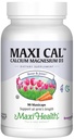 Maxi Health Calcium 1000 mg Supplement with Vitamin D3 (1000 IU) and Magnesium (500 mg) - Bone, Teeth and Joint Support for Men and Women - 90 Capsules