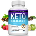 Keto Boost Diet Pills Ketosis Supplement - Natural Exogenous Keto Formula Support Energy & Focus, Advanced Ketones for Ketogenic Diet, Keto Diet Pills, for Men Women
