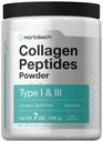 Horbäach Collagen Peptides Powder 7oz | Type I and III | Unflavored Multi Collagen Protein and Amino Acids | Gluten Free, Keto & Paleo Friendly