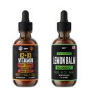 HERBIFY Bundle - K2 and D3 Drops & Lemon Balm Tincture - Bone Strength & Mood Boost