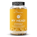 My Head! Headache Vitamins - Sensitivity, Tension, Comfort, Healthy Head Function for A Clear Mind - Fast acting Magnesium, Feverfew, Boswellia, Vitamin D, Ginger, & More - 60 Soft Capsules