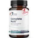 Designs for Health DFH Complete Multi - Comprehensive Multi Vitamin + Mineral Supplement with Folate, 1000 IU Vitamin D, Immune Support Vitamins - Multivitamin with No Copper, No Iron (120 Capsules)