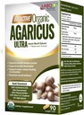 LABO Nutrition Bioactive Organic Agaricus Ultra - 7 Mushroom Extract Supplement Agaricus blazei Murill Cordyceps, Maitake, Turkey Tail, Lingzhi, Shiitake for Advanced Immune Support, USDA Organic