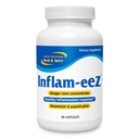 NORTH AMERICAN HERB & SPICE Inflam-eeZ - 90 Capsules - Supports Healthy Immune & Inflammatory Response - Ginger Root, Camu Camu Berries, Bromelain & Papain Plus - Non-GMO - 45 Total Servings