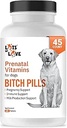 Bitch Pills - Pregnant Dog Prenatal Vitamins - 45 Tablets