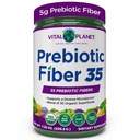 Vital Planet - Fiber 35 Powder Diverse Fiber Supplement for Dietary Support and Occasional Constipation with 35 Prebiotic Fibers and 35 Organic Superfoods to Maintain Bowel Regularity, 6.77 oz