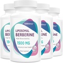 Liposomal Berberine Supplement 1500mg - High Bioavailability Berberine HCL Capsules for Women and Men, AMPK Activator for Cardiovascular Health, Sugar-Free, Non-GMO,240 Softgels