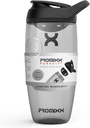 Promixx Pursuit Protein Shaker Bottle (24 oz) – Silent No-Ball Mixer, Leak-Proof Lid, BPA/BPS & Phthalate-Free ECOZEN – Easy-Clean Shaker Cup for Protein Shakes, Pre & Post-Workout Smoothies