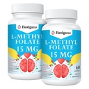 15mg L Methylfolate (5-MTHF)- Active Folic Acid-Enriched with Vitamins B6 and B12-60 Vegetarian Capsules - Non-GMO, Gluten-Free
