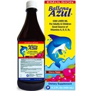 Ballena Azul Aceite de Hígado de Bacalao para Adultos y Niños, COD Liver Oil for Adults and Children,Vitamins A,D,E, B1, Dietary Supplement, Omega 3, Inmune System Boost, Cherry (Cherry 15 OZ)