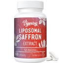 Saffron Supplements - 100% Pure Saffron Extract 88.5 mg, Maximum Absorption, Better Bioavailability, Liposomal Supplements for Mood, Focus & Vision - 60 Vegan Capsules, Made in USA