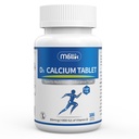 Calcium-Supplement Vitamin-D3 1200-mg Magnesium-Mini - 186Tablets Unflavored Slow Release Bone Health Women and Men Dietary Supplement Easy to Swallow Sugar Free