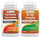 Turmeric Curcumin 1500mg & B-100 Complex