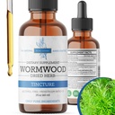 Wormwood Organic Tincture - Herbal Supplement for Digestive Health and Gut Support - Natural Cleanse - Alcohol-Free, Made in USA, 2 Fl Oz